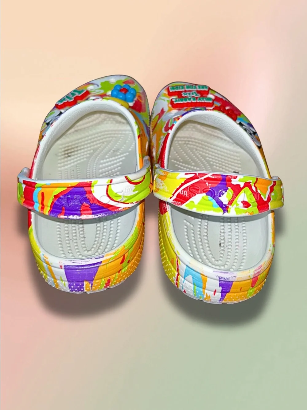 Crocs Classic Clog General Mills Trix Cereal Kids J1 with Jibbitz Charms